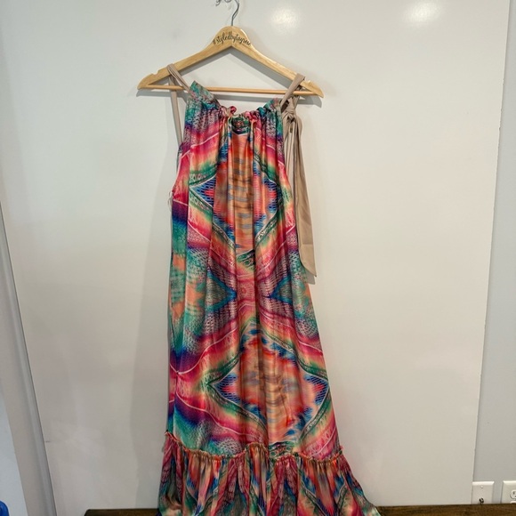 Revolve Le Superbe Kaleidoscope Beach Gown Dress - Picture 6 of 8